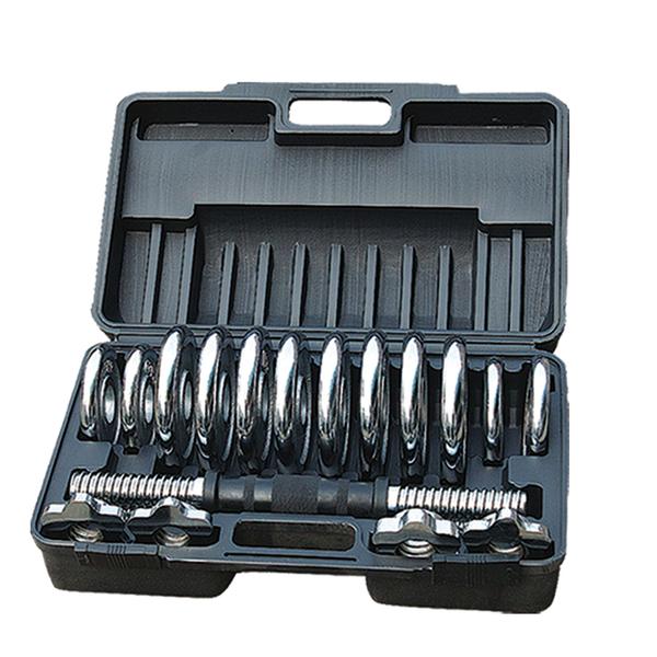 15KG CHROME DUMBBELL SET