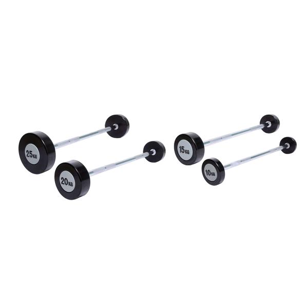 PU COATING FIXED BARBELL