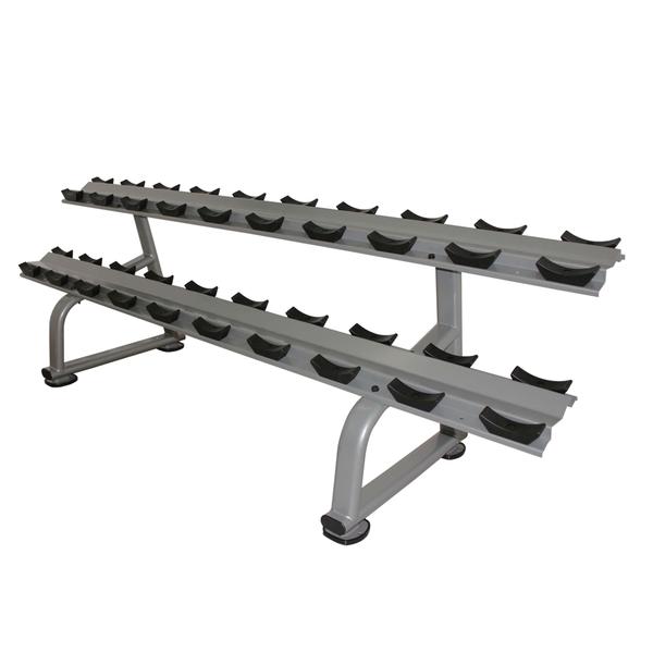 2-TIERS DUMBBELL RACK WITH SADDLE
