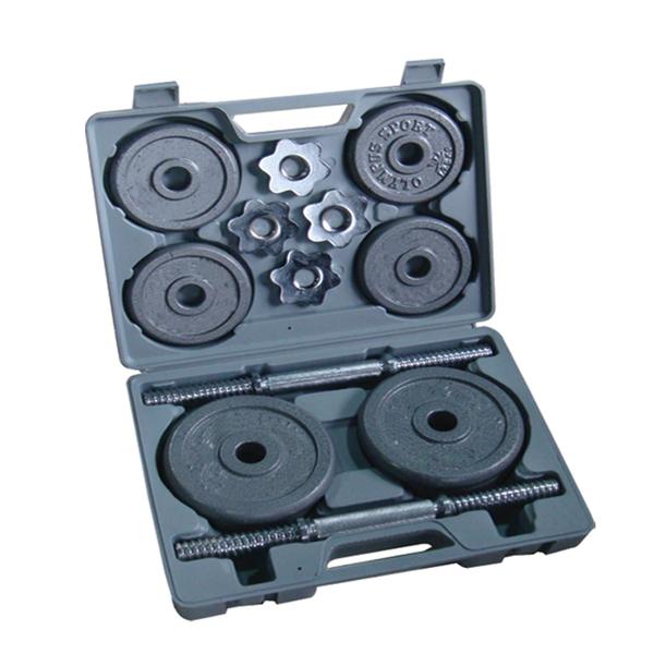 40LB GREY HAMMERTONE DUMBBELL SET 