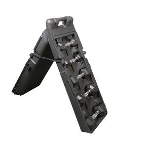 82LB RUBBER DUMBBELL SET
