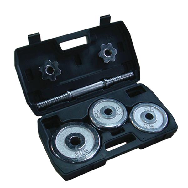 10KG CHROME DUMBBELL SET